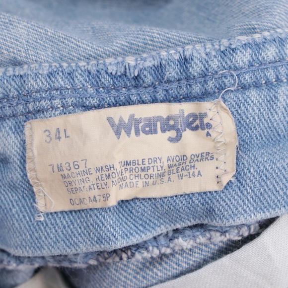 70s Wrangler Mens 34x31Bell Bottom Jeans USA - Picture 5 of 13